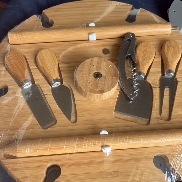 Natural Bamboo Picnic Table - Picture 2 of 6